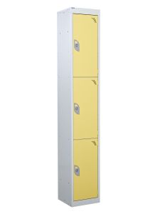 QMP Standard 3-Tier Lockers – Secure, Compact Storage with 3 Doors